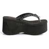 DemoniaCult - FUNN33 Slippers - Black Product image